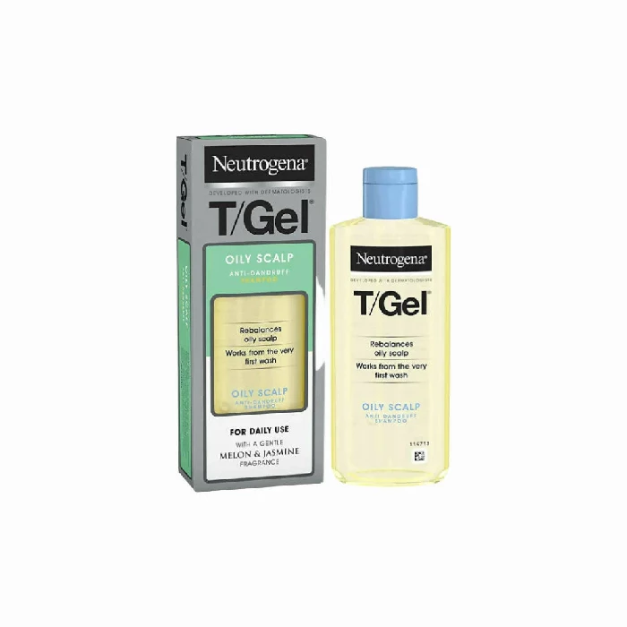 Neutrogena T-Gel Oily Scalp Anti-Dandruff Shampoo, 250 ml-1.webp